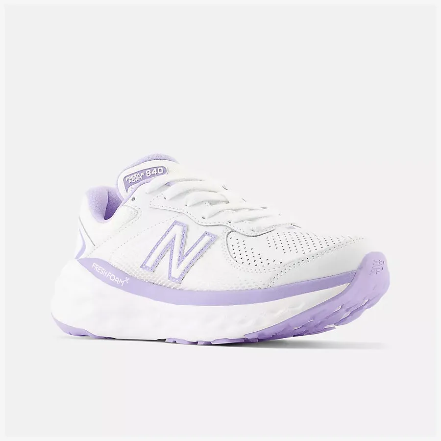 Women's Fresh Foam X 840F (White/Lilac Glo/White)